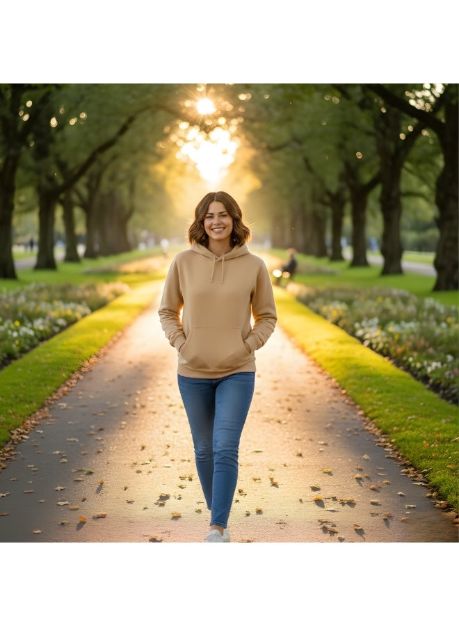 برينت شوب فور مي هودي نسائي - ملابس شتوية للنساء - هودي ناعم ودافئ للسيدات، هودي بأكمام طويلة للنساء، ملابس شتوية مريحة - Image 3